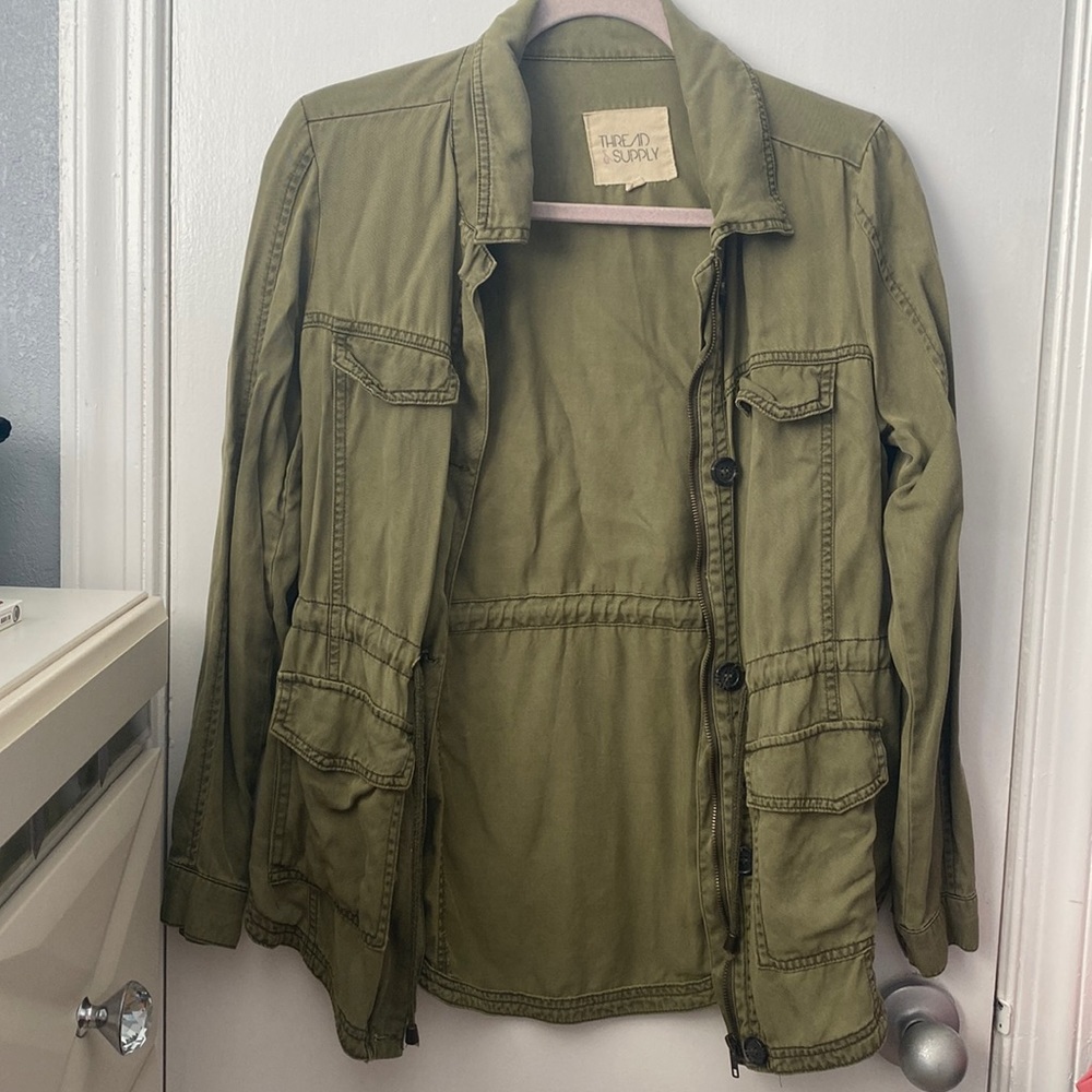 Thread & supply green jacket S